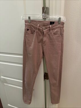 AG Adriano Goldschmied Dusty Rose Skinny Jeans